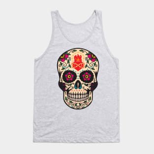 Mexican Scull Tank Top